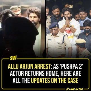 Pushpa 2: The Rule' continues to break box-office records and recently crossed the 1000 Cr mark. With the popularity of the movie, you knew Allu Arjun would be in all the headlines for quite some day. He is but for a different reason. What’s really going on? How does this case raise bigger issues like celebrity hunting and crowd safety measures? Here’s every detail.

✍️: @soumyasekhardas

[ Allu Arjun , arrest , Pushpa 2 , stampede , release ]

#SWEditDesk