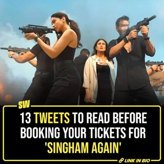 Rohit Shetty's larger-than-life mass entertainer is back in the theatres and one thing you can definitely expect from it, is drama. Is it the enjoyable kind worth your money, though? Read these tweets to get an idea.

@soumyasekhardas 

[ Singham Again , Ajay Devgan , Akshay Kumar , Ranveer Singh , Deepika Padukone ]

#SWEditDesk