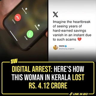Imagine losing your entire life savings due to one phone call. Well, astonishing cases of this scam are making the rounds on the internet, where users are reportedly losing lakhs and even crores. Tap the link in the bio to read more and ensure your own safety and security.

✍️: @notsopreet

[Scams, Digital Arrest, Cyber Fraud]

#SWEditDesk