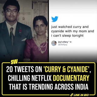 Netflix has released another brilliant true-crime documentary, 'Curry & Cyanide: The Jolly Joseph Case'. Based on actual events in Kerala’s Koodathayi, the documentary revolves around Jolly Joseph, a mother and a wife, who was accused of poisoning six members of her family with cyanide-laced food. Click the link in the bio to read more.

#SWEditDesk