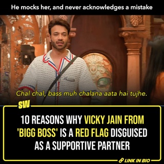 The sad part about being with a toxic partner is that they make you feel bad for feeling bad, when they’re actually having fun, even if you’re not. But then that’s exactly what makes them toxic. A number of clips and incidents from Bigg Boss are proof that they have a very problematic man for a contestant this time as well. This certain someone (among others), is Ankita Lokhande’s husband, Vicky Jain. The contestant is often seen arguing with his wife, and if not, he’s flirting with other women. Anybody with an internet connection knows that he’s deeply problematic. Weirdly, that’s something that sells, because he’s still on a show that airs on national television.

Click the link in the bio to read more.

#SWEditDesk

@manyailawadi