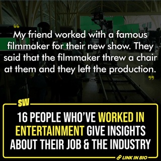 In the entertainment industry, several behind-the-scenes stories often remain concealed in secrecy. However, individuals who have closely worked on the sets of various shows and movies lifted these curtains on Reddit and unveiled the tales of juicy drama.

A bunch of people who have worked on the sets of films and series, spilled the beans about everything – yes, everything! So, grab that bucket of popcorn and check these out down below.

Click the link in the bio to read more.

#SWEditDesk 

@aaliyahjainx