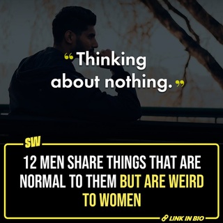 Sometimes a lack of communication can end up creating huge misunderstandings, some so permanent that they persist for generations. 

For instance, so often there is a divide among men and women, in terms of understanding, and it has become such a long, drawn-out divide that we forget that perhaps because of conditioning or even biology and evolution different genders have different thinking processes. 

Click the Link in Bio to check out the thread where men have discussed things that seem absolutely normal to them but strange to women. It is so intriguing like yes, tell us more!

#SWEditDesk #Men #Women