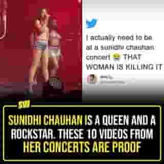 Sunidhi Chauhan has been a voice that has dominated Bollywood music for ages. She has been performing since she was five years old and she made her Bollywood debut when she was just 13. Almost 26 years ago, she won the singing reality show Meri Awaz Suno and that shot her to fame. Now while her talent is really on a different level, watching Sunidhi Chauhan perform live is a treat in itself. Click the link in the bio snippets from her live shows that prove what we already know - that she is a rockstar.

#SWEditDesk #SunidhiChauhan