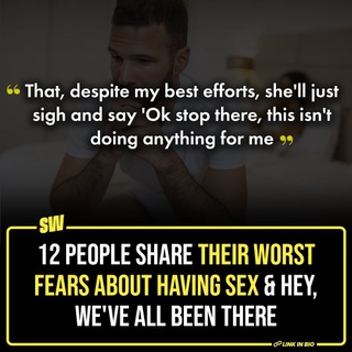 The act of sex is sometimes more complicated than what meets the eye. Intimacy is a delicate thing, and without it, sex can end up feeling a little tasteless. 

One of the ways in which we can build intimacy is by building trust with our partner(s). And that can be done by being careful of what they’re fearsome or insecure about. 

That’s why this thread where people have shared their fears about having sex is so interesting. Those of us who are a little clueless and have trouble reading social cues, can learn how to be more sensitive by reading these.

Click the Link in bio to check it out. 

#SWEditDesk