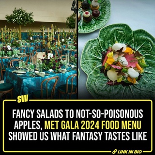 It's finally the time of the year when our social media feeds are flooded with pictures of celebrities posing in the most fashionable clothes, fashion’s biggest night — the Met Gala. It’s not just the meticulously crafted fabrics of the celebrities that follow a particular theme, it’s the food on the menu as well. For example, since last year’s Gala was dedicated to Karl Lagerfeld, his favourite beverage Diet Coke was served to all the guests.

Similarly, to complement this year's theme "The Garden of Time,” the bouquet and the buffet were decorated with floral and fairytale themes. Click the Link in Bio to check out the food and decor of this year's Met!

[Met Gala, Met Gala Food, The Garden of Time] 

#SWEditDesk