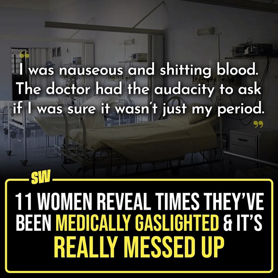 When it comes to medical research, women’s bodies have been largely dismissed. The truth for many women is that we’re ignored and oftentimes gaslit into ignoring our own body’s cues. We’re mostly told that our issue is something that can easily be fixed with lifestyle changes.

Click the link in bio to read confessions by women who have shared times they were medically gaslit, it may just offer you insight to support your health better.

#SWEditDesk #medicalgaslighting #womenissues