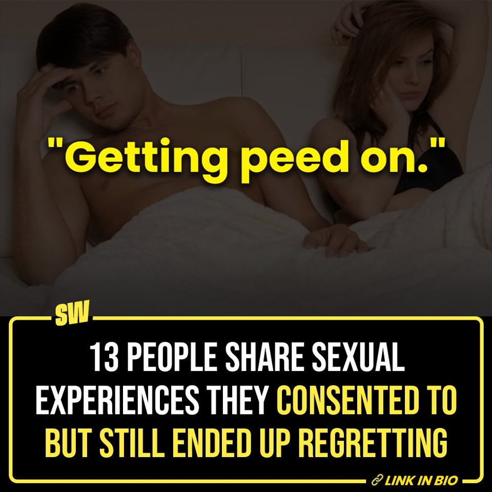 Consent is the most important thing to consider in relationships, especially sexually. But sometimes we consent to things and realise, much later, that whatever we consented to isn't something we really want to indulge in. 

Well on that note, we've curated people's experiences around consenting to certain things during sex, but realising later that they regretted it.

Click the Link in Bio to check them out.

#SWEditDesk