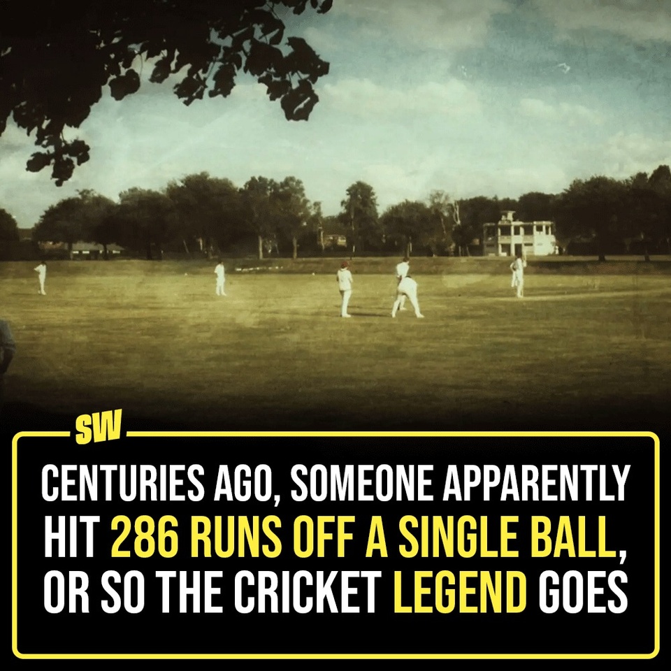 This month, we're celebrating cricket. It's not like there's a season in India that goes without celebrating the sport, but something about the World Cup every fourth year takes the cricket fever several temperatures higher. And it's not like this year's tournament has been disappointing for us. Our men's cricket team recorded the fifth and one of the most difficult wins against New Zealand on Sunday. We're crowning the World Cup table at present, desperately hoping the winning streak continues till India lifts the much-coveted trophy.

In the match prior to New Zealand's, India defeated Bangladesh by seven wickets, and the chase master Virat Kohli recorded his 48th ODI century. In that match, Kohli also scored 14 runs off one ball right at the beginning of his innings. The scene became one of the many epic highlights of the match, and then, one thing led to another, and we stumbled upon this fantastical cricket legend. 

Click the Link in Bio to read the legend. True or not, it surely makes for one hell of a story.

✍: @sabharwalvas 

#SWEditDesk #WorldCup #CricketLegends