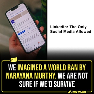 70 hours of work with a 6-day workweek? The internet has always debated about Infosys co-founder, Narayana Murthy’s take on work-life balance. Based on some of his comments, we pushed ourselves to imagine - what would the world look like if Narayana Murthy ran it? (hypothetically, obviously). And one thing’s for sure, it wouldn’t be easy to survive, let alone thrive.

Tap the link in the bio to read about it.

@notsopreet

[Narayana Murthy, Infosys, Work Life]

#SWEditDesk