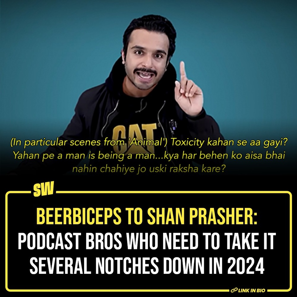 I recently started listening to podcasts to gain some outlook. I wished to learn more about new and interesting things. However, thanks to our ‘podcast bros’, the only new thing I could learn was how to not make sense.

These podcasts make us wonder about how someone can lack basic logic and be absolutely misogynistic. In 2023, we came across some male podcasts that were both, insensitive and sexist, towards women.

Click the link in the bio to read more.

#SWEditDesk