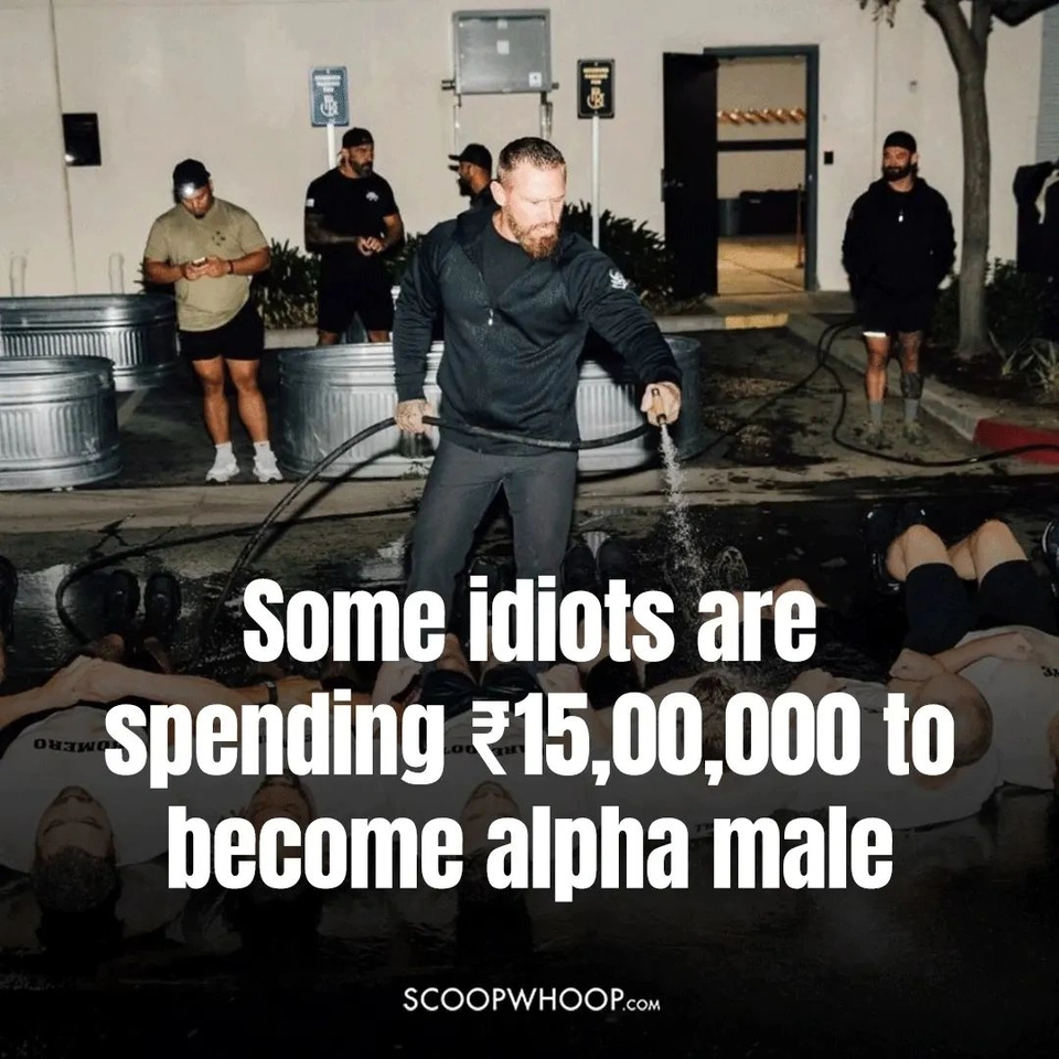 $18K is equal to 15 lakh rupees. Just putting it out there. Not that you couldn’t have done the calculation yourself. Anyway, men are paying close to 15 lakh rupees to “become the husband, father and man that you respect and admire”, because obviously. If a man hasn’t been able to figure this out in decades of living on planet Earth, of course it makes sense to pay another guy to teach him.

#SWEditDesk
