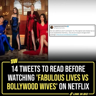 The Bollywood wives gang- Bhavana Panday, Maheep Kapoor, Neelam Kothari Soni, and Seema Kiran Sajdeh - is back and if all the drama, the glam, and the glitz were not enough, the latest season 3 titled 'Fabulous Lives Vs Bollywood Wives' is bringing you the age-old 'kalesh' of Delhi vs Mumbai. To add to the spectacles, 3 new members - Riddhima, who's the sister of Ranbir Kapoor, Shalini, a design collector and philanthropist, and Kalyani, an entrepreneur, all Delhi-based, have been added to the line-up. Take a look at what netizens have to say before tuning in to one of your favourite guilty pleasures.

@soumyasekhardas

[ Fabulous Lives Vs Bollywood Wives , Netflix ]

#SWEditDesk