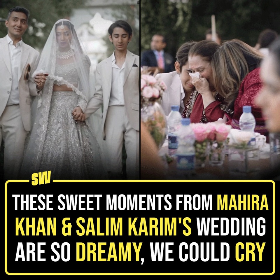 Mahira Khan getting married has been the only topic of discussion this week, so far. It was a beautiful wedding and everything looked like something out of a fairytale. Salim and Mahira’s wedding video is full of happy moments, click the link in the bio to have a look.

#SWEditDesk #MahiraKhan