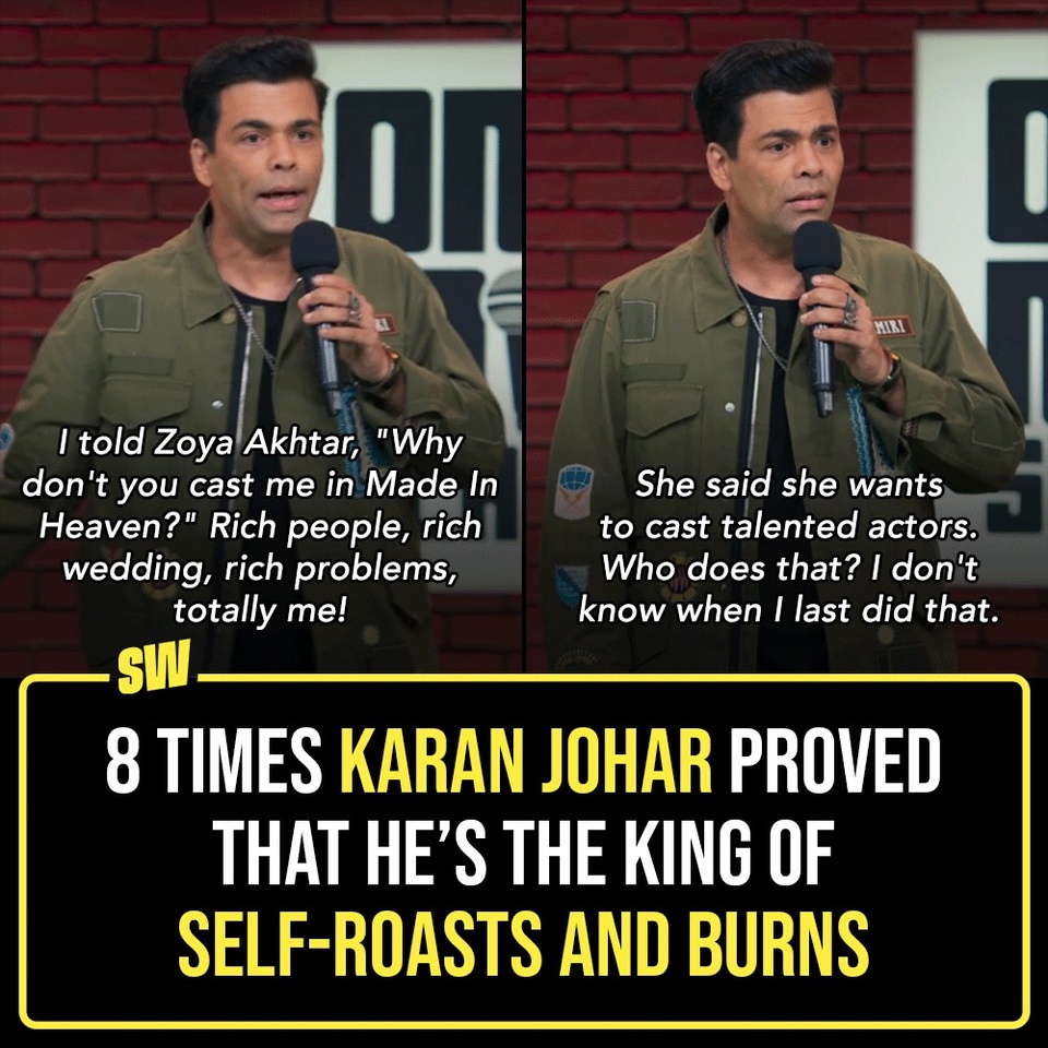There’s one celeb who takes on consensual and tasteful jokes like a sport, and that’s Karan Johar. The director is aware of all the online chatter and criticism that he receives and he takes them as they are. Click the link in bio to read about the eight times Karan Johar proved that he can joke on himself sportingly.

#SWEditDesk #KaranJohar