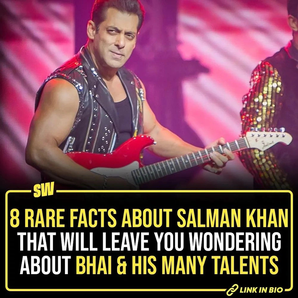 Salman Khan has always kept his personal life under wraps, and there’s not much known about him. He also shares very little during interviews and press conferences. We know that he wanted to be a writer like his father and that he lent his voice to a number of songs. But, there are also some rare or little-known facts about the actor that will leave you wondering. Tap the link in our bio to know those little-known facts!