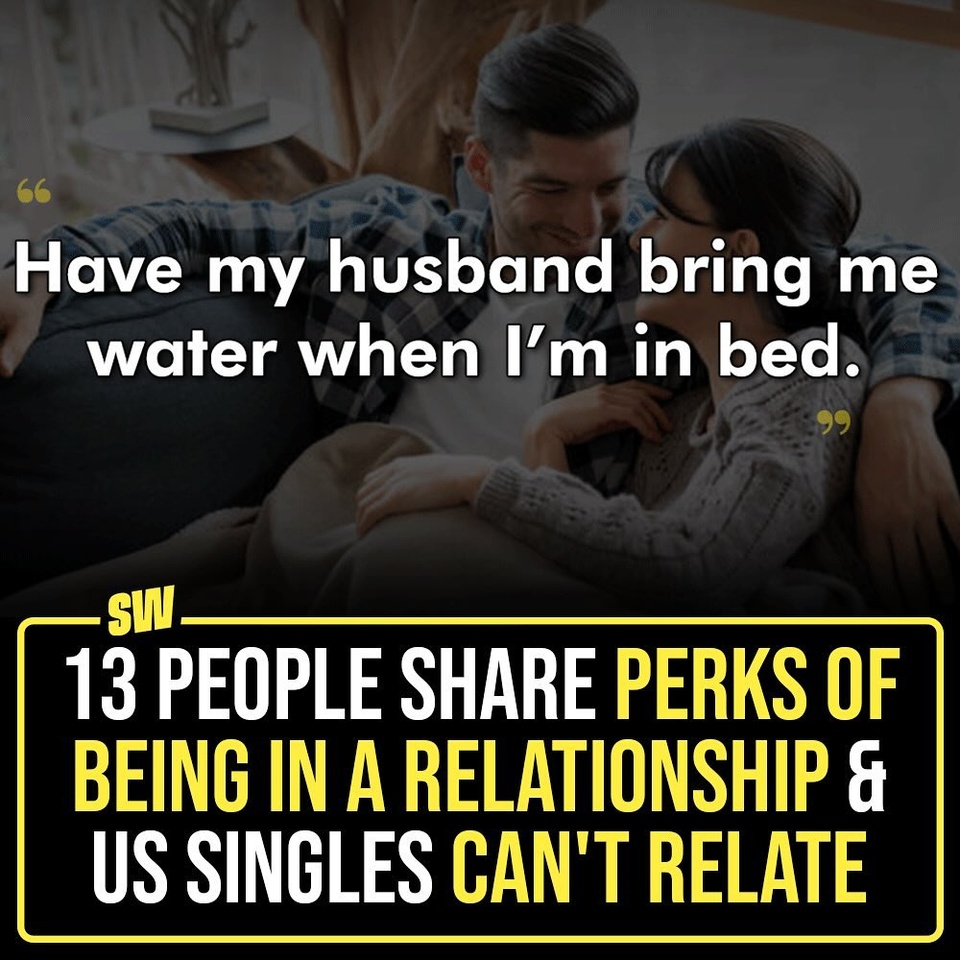 While those of us who are single may like to sometimes coax ourselves into believing that the single life is better than being in a relationship, mostly, there are pros in both kinds of scenarios.

Companionship isn’t all that bad, is it? Of course, women are often conditioned to believe that relationships are better than being single, but aside from that programming, having a partner does have its comforts and benefits. 

Click the Link in Bio to check the article where people have shared things they can now do while being in a relationship, as opposed to when they were single. It’s sure to give us singles major FOMO.

#SWEditDesk #Relationship #couplesgoals