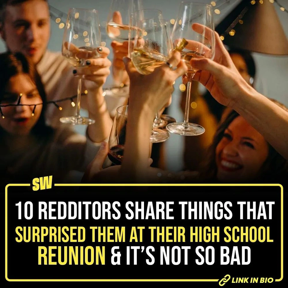 The time during high school is a different experience for everyone, some miss it, some dread it. And so, reunions can an overwhelming idea, because some do not enjoy going back. For others, it’s a way to catch up with old friends and relive good memories.In any case, there’s a lot that changes and surprises us. And Redditors (/AskReddit) shared things that surprised them the most at their high school reunions. Tap the link in our bio to read what they had to say.