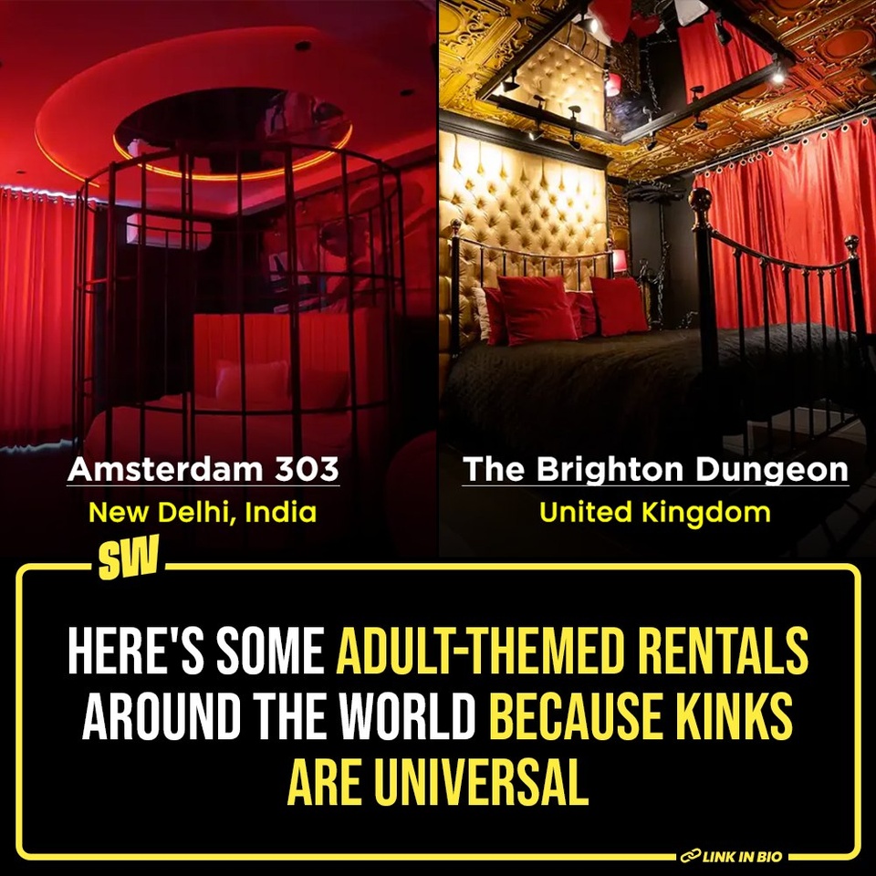 When I first booked a room to be with my boyfriend, I was literally shivering because it was not a common practice back in the day. With time, hotel chains started the concept of couple-friendly rooms and it soon became pretty normal. And now, several rentals have spiced up their apartments that offer a whole range of ‘experiences’. Click the link in the bio to read more.

#SWEditDesk

@aaliyahjainx