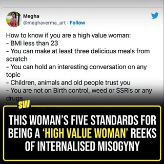 Our world loves surveilling every aspect of a woman’s life. From telling women what they should wear to dictating how they should be, we’ve not traversed much ahead in time. Regressive notions about an ‘ideal’ woman have trickled down for centuries, and as a result, we now have stories of internalised sexism. 
Tap the link in our bio to read the full article.