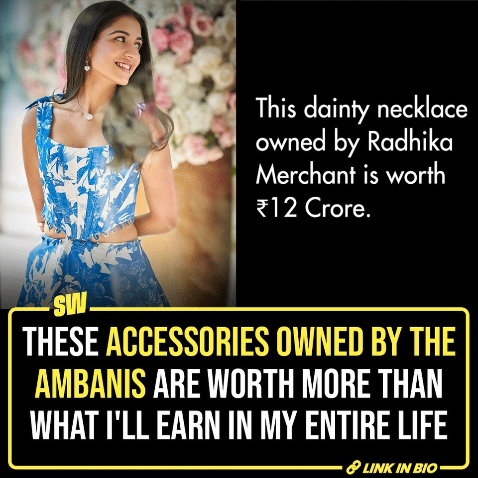The Ambanis are known for a number of things, their work, for one. However, of course, we cannot separate the money from the rich. So when we do speak of the money, in this case, we cannot not talk about the assets – the luxuries that come with it. The accessories that they own, for instance, are something we cannot even imagine holding. It’s all cool, we can see the pictures.

#SWEditDesk

@manyailawadi
