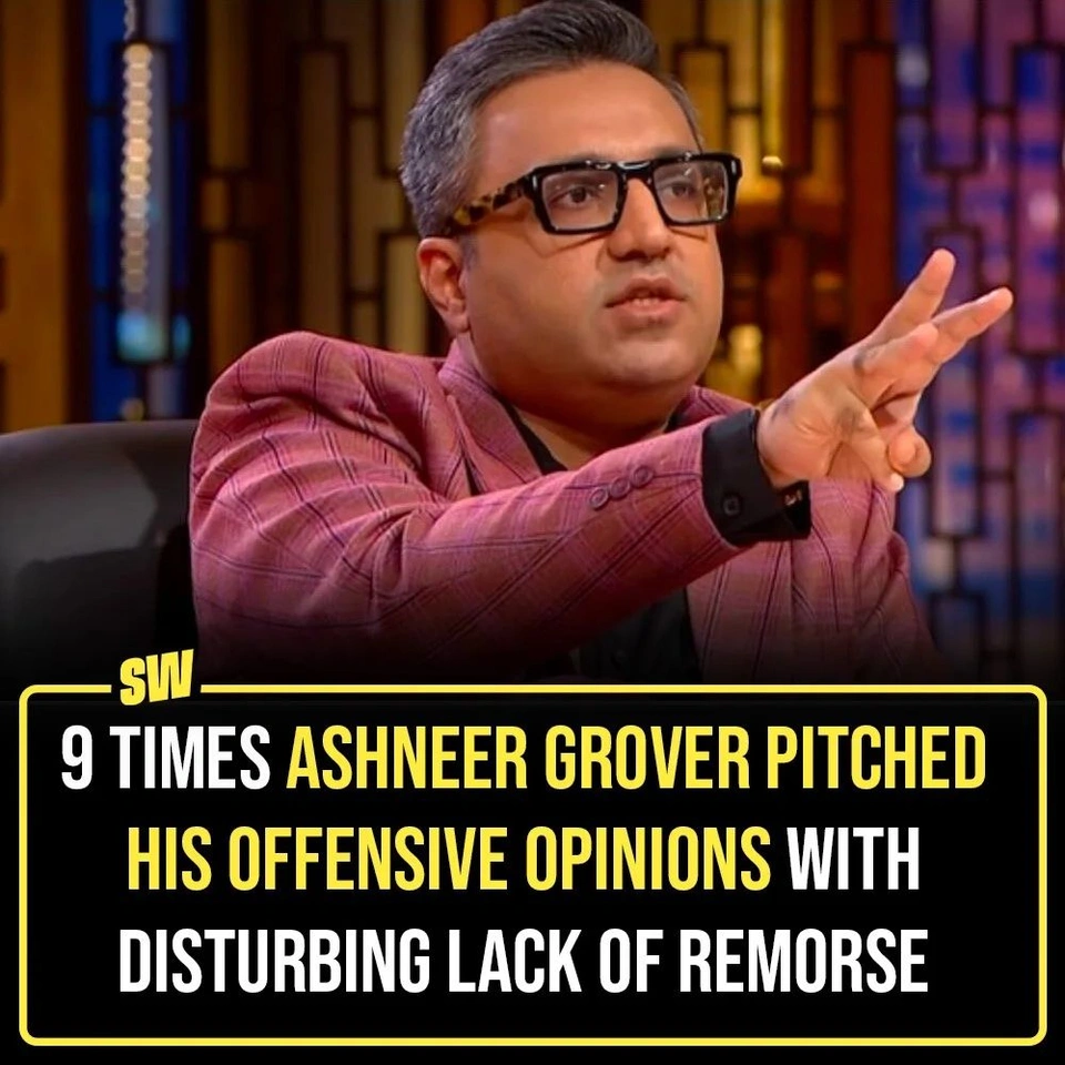Ashneer Grover hasn’t stopped making ‘waves’ with his comments, despite not being on Shark Tank India 2. The entrepreneur is known for being direct and not mincing words. And it can only be a quality, when there’s some sensitivity involved.
From angry comments to problematic advice, his opinions haven’t always been the best pitch. 
Tap the link in our bio to read the full article!