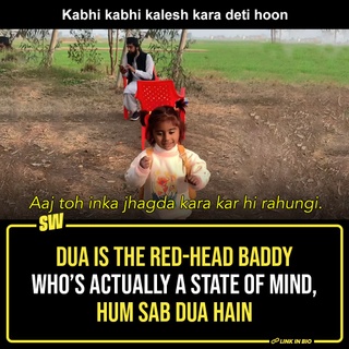 Dua is the new baddy in town. She’s here to change the world. Pari hoon main is her energy… and I LOVE IT. For those living under the rock, she’s the red-headed kid who is literally ruling the internet. This kid has a lot to say, and everything actually makes sense. Dua jo kehti hai sach kehti hai, sach ke siva kuchh nahin kehti hai. In a way, I relate with her. I feel seen, like I have never before.

If you think I’m just saying it, I have my reasons.

Click the link in the bio to read more.

#SWEditDesk

@manyailawadi