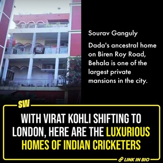 Recently, Virat Kohli’s childhood coach said that his former disciple will be moving to London soon with his wife Anushka Sharma and their two children. However, apart from his London home, he also has many lavish properties in India. The hefty paychecks modern day cricketers earn in their playing careers ensure that they have luxurious homes only few can dream of. Here’s a list of 9 Indian cricketers and their palatial houses.

@soumyasekhardas 

[ Indian Cricketers Houses, Virat Kohli, MS Dhoni, Rohit Sharma, Luxurious Houses] 

#SWEditDesk