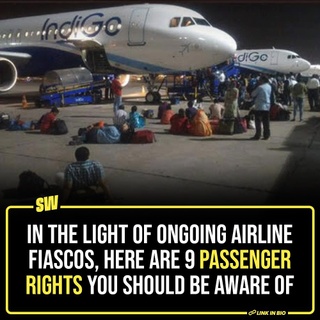 Air travel is the most trending topic of discussion on the Internet these days, and not without a reason. Where one frustrated flyer hits the pilot, another airline locks their passengers on account of the delay, and we don’t even know how to get started on flight delays. We’re seeing clips of passengers eating their dinner in front of the plane after a 12-hour delay. 

Passengers arriving and departing from Delhi are in for a special treat because of the dense fog and pollution enveloping the national capital. According to an ANI report citing airport sources, around 30 flights were delayed at Delhi Airport recently, while 16 others were cancelled.

The Ministry of Civil Aviation’s draft Passenger Charter defines rights for air passengers which seeks to remedy a number of problems flyers often face. 

Click the Link in Bio to check out some critical provisions from the charter that will give you an understanding of your rights as a flyer.

#SWEditDesk #PassengerRights #Indigo
