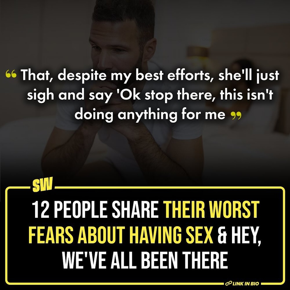 The act of sex is sometimes more complicated than what meets the eye. Intimacy is a delicate thing, and without it, sex can end up feeling a little tasteless. 

One of the ways in which we can build intimacy is by building trust with our partner(s). And that can be done by being careful of what they’re fearsome or insecure about. 

That’s why this thread where people have shared their fears about having sex is so interesting. Those of us who are a little clueless and have trouble reading social cues, can learn how to be more sensitive by reading these.

Click the Link in bio to check it out. 

#SWEditDesk