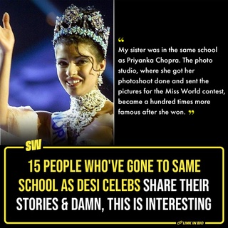 When I look at certain celebrities, I sometimes wonder how they must have been in their childhood or around their friends during their school or college days. Even though there was no way to learn that, I always wished that I would meet someone who could spill the beans. It looks like my prayers were heard as several people on the internet, who went to school with different celebrities, revealed how these famous celebs were in their academic years. Click the link in the bio to read more.

#SWEditDesk