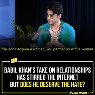 Recently, an interview clip of Babil Khan went viral for his take on romantic relationships. But unfortunately, things took an ugly turn and people began trolling him for it, in a rather nasty way. The actor talked about refraining from seeing women as conquests and how he’d like to surrender to the equality between him and his partner. 

Internet being internet, people decided to give a character assessment of Babil Khan with a 30 sec clip.

Click the Link in Bio to read more. 

#SWEditDesk #BabilKhan