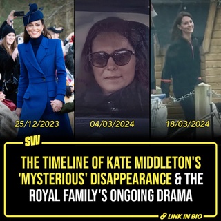The British Royal Family has been on a turbulent ride for a while now, especially since the passing of their longest-serving monarch, Queen Elizabeth II, in September 2022. There have been concerns raised over King Charles II's accession, and even the existence of Monarchy in the 21st century in the first place. However, the ongoing drama surrounds Kate Middleton and her mysterious disappearance from public duties.

Apparently, the Princess of Wales was last formally spotted in public on Christmas last year, along with other royal family members, for the annual walk to Christmas Day church service in Sandringham. She was seen smiling, and we could never, in our wildest dreams, have then imagined the drama that was to follow in the coming months. 

Click the Link in Bio to read more.

#SWEditDesk @sabharwalvas