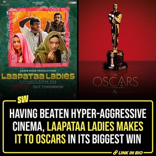 Congratulations to the whole team, for making a strong point - over and over again.

@soumyasekhardas 

#SWEditDesk #laapataaladies #oscars