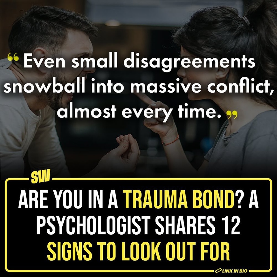 Sometimes we hold onto relationships hoping and thinking they’ll lead to something solid while subconsciously knowing that it won’t last. Chances are, you’re in a trauma bond and not a healthy relationship if you’re trying so hard to hold on to a relationship where there is no real foundational bond.

Click the Link in Bio to know the signs you need to look out for. 

#SWEditDesk #Relationship #TraumaBond