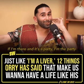 “I am a marketing genius”, said Orry in a candid interview, and we absolutely agree. Orhan Awatramani, known as Orry, is the mystery that has dominated our social media feeds for a large part of this year. He’s the guy who’s working on himself. He goes to gym. He likes to party, so he is everywhere posing among the inner circles of Bollywood celebrities, or even the likes of Kylie Jenner and Kanye West (now Ye)

Orry, with his omnipresence, has got many wondering ‘how’s this guy everywhere’. Everybody who has seen him wants to ask him just two questions – excuse me, hi, who are you and what do you do for a living?

But Orry would say that he’s a man who has worn many hats. Click the Link in Bio to check out 12 things he has said in his interviews that make people wanna manifest a life like his.

@sabharwalvas 

#SWEditDesk #Orry #marketing