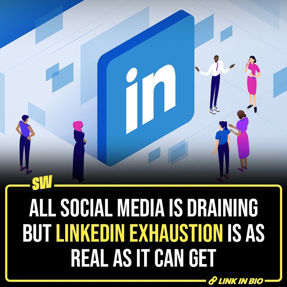 Well, the hyper-connectivity is draining.

✍️: @sabharwalvas 

#SWEditDesk #Linkedin