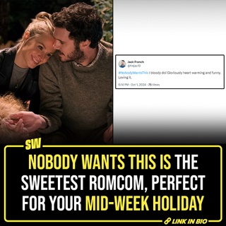 Don’t have any plans for this mid-week holiday? (come on, we know you don’t, dry day, not a long weekend, we know you would be home) Don’t worry, we have the sweetest rom-com recommendation for you. “Nobody Wants This” on Netflix is perfect for a holiday binge while snuggling on your couch. Here are all the tweets to read so that you can quickly decide if you want to binge it.

@soumyasekhardas 

[ Nobody Wants This , Netflix , Rom-com ]

#SWEditDesk