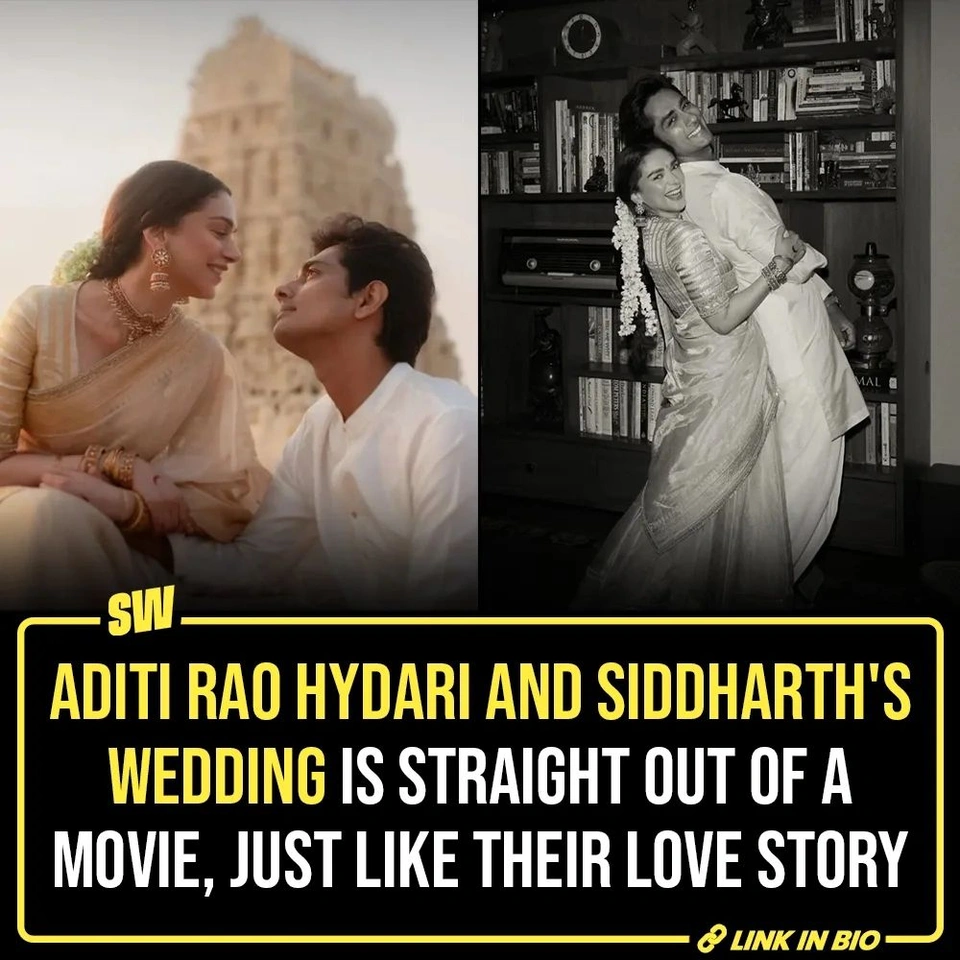 We can't take our eyes off of them!

[ Aditi Rao Hydari , Siddharth ]

✍️: @soumyasekhardas

#SWEditDesk