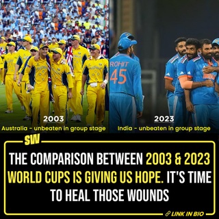 After seven weeks of exciting matches, India and Australia are battling it out at the Narendra Modi Stadium in Ahmadabad this Sunday. On one hand, we have India which has won all ten matches in this World Cup. On the other, we have the Australian team that has won the Cup five times. This isn’t the first time both the cricket giants are facing each other in the finals. This match takes us back to 2003. 20 years ago, we had India and Australia battling it out for the World Cup. Despite all the struggles, the men in blue managed to reach the finals. We kept winning back then but it just did not work out. The match left many Indians heartbroken.

Google India shared a tweet that mentioned the similarities between 2003 and 2023. The stats shared by them has gone viral on social media.

#SWEditDesk #WorldCup #WorldCup2023 #IndiaVsAustralia #IndVsAus