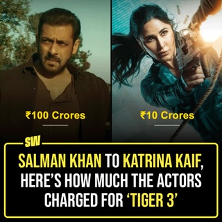Made with a staggering ₹300 crore budget, Tiger 3 screams ‘massive’ through its big sets, scenic foreign locations and action sequences. Talking about massive, here’s a look at the fees that all the actors charged for this movie. Click the link in the bio to read more.

#SWEditDesk #Tiger3 #SalmanKhan #KatrinaKaif