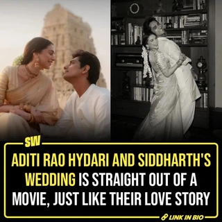 We can't take our eyes off of them!

[ Aditi Rao Hydari , Siddharth ]

✍️: @soumyasekhardas

#SWEditDesk
