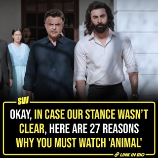 Okay, people. This is serious. The other day, we tried giving you perspectives from ‘woke feminists’ on why they found ‘Animal‘ a superior weekend release, the best from the Indian cinema in a really long time. And it seems like some people misunderstood our stance in relation to Vanga’s masterpiece and his film universe that have always set precedents for ‘very healthy’ masculinity with ‘utmost regards’ for women.

So, here is a more serious piece on why you must watch Animal movie, just in case we weren’t obvious enough earlier. Click the Link in Bio to check them out. Like for real. 

#SWEditDesk #Animal #AnimalMovie #RanbirKapoor