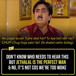 A few trillion years ago, Asit Kumarr Modi's Taarak Mehta Ka Ooltah Chashmah went on air and changed the sitcom scene in India. The show chronicling the lives of Gokuldham Society residents stuck chords of Indian households and became a part of our daily lives. Every night, families huddled at dinner time, cackling as Jethalal belittled his wife Daya's antics in the 'funniest' way possible. 

So many people enthusiastically ramble about Friends being the greatest sitcom of all time. 'Timeless and iconic', they call it without realising we have something far more superior. Truth be told, TMKOC is actually a 'family-friendly' Friends. Everyone in Gokuldham is a friend. We have Abdul for Gunther. The show is celebrated to this date. HELL, it's still on air cracking similar jokes despite half of its original cast having walked out for whatever reasons. Okay, the reference is a tad bit exaggerated, but it's something.

At the heart of everything is the eventful life of Jethalal, whose wife hasn't returned from Ahmedabad for 6 years now. There must be a reason why Jethalal continues to be the beloved character he is, why he's celebrated to date. In fact, he's taught us so many things without being preachy. They tell us we shouldn't take fiction so seriously, so we aren't. Here's unseriously why Jethalal is actually progressive. Click the Link in Bio.

#SWEditDesk #Jethalal #TMKOC