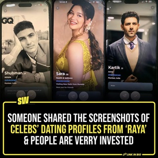 When you’re swiping right or left on dating apps, you don’t expect to come across a famous celebrity popping in your feed. Even if you do, there’s most likely a suspicion of fake profiles because, you know, our realities are essentially doomed, and catfishing is as real as it gets. But, if you’re on an exclusive platform reserved for the elites, things become different altogether.

Someone took to Reddit to share pictures of celebrity profiles on Raya, and people are really invested. 

But before that, what’s Raya? Well, it is a private, members-only platform that was originally designed to facilitate dating but has now also incorporated networking. Now, you can’t join Raya on a whim. The app is exclusively available on iOS. To join it, you’ll have to fill out a form, give your Instagram handle, and mostly wait because it’s not THAT easy to get in. If you’re referred by an existing member, it will greatly improve your chances, but it’s not sure shot. 

Apparently, the subscription sum for the app is also pretty substantial, and you ONLY get in after your profile has been properly deliberated upon and your identity is confirmed. The app is highly exclusive, and many global celebrity figures are known to be on the app. 

Click the Link in Bio to check out popular Indian celebs the Redditor found on Raya.

#SWEditDesk #Raya #CelebDating