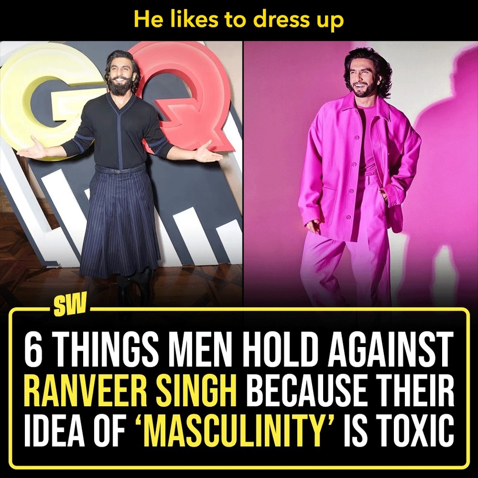 Ranveer Singh is a talented actor, which is something that we should acknowledge more often. However, the fact that he’s also a pretty secure man is something so rare, that it’s important. It’s almost sad that so many people look at his personality as something that offends the idea of masculinity. This is when we need more men like him.

#SWEditDesk #RanveerSingh