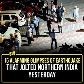Last night, strong tremors of Earthquake were experienced in Northern India, including Delhi – NCR, with a magnitude of 6.5 on the Richter Scale, reported Reuters. Reportedly, the jolts were experienced in Turkmenistan, India, Kazakhstan, Pakistan, Tajikistan, Uzbekistan, China, Afghanistan, and Kyrgyzstan, with its epicentre in Afghanistan.

As the tremors were felt, panic-stricken residents were seen walking out of their houses to avoid any unforeseen danger. Tap the link in our bio to look at the glimpses of yesterday’s earthquake that news outlets and people have shared on social media.