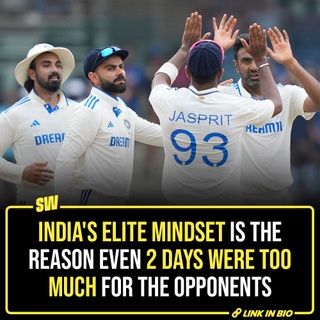 After the first three days of the second Test between India and Bangladesh were severely affected by rain, forget India’s win, few would have expected even a result. But Rohit and co had other plans. India had won the match in their heads even before the first ball was bowled, they just came to the field to guarantee a scorecard to prove it. Here’s how the sheer confidence and elite mentality made this Test a win for the ages for all Indian cricket fans.

@soumyasekhardas 

[ India , Cricket , Bangladesh , Kanpur , 2nd Test ]

#SWEditDesk
