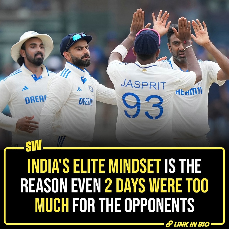 After the first three days of the second Test between India and Bangladesh were severely affected by rain, forget India’s win, few would have expected even a result. But Rohit and co had other plans. India had won the match in their heads even before the first ball was bowled, they just came to the field to guarantee a scorecard to prove it. Here’s how the sheer confidence and elite mentality made this Test a win for the ages for all Indian cricket fans.

@soumyasekhardas 

[ India , Cricket , Bangladesh , Kanpur , 2nd Test ]

#SWEditDesk