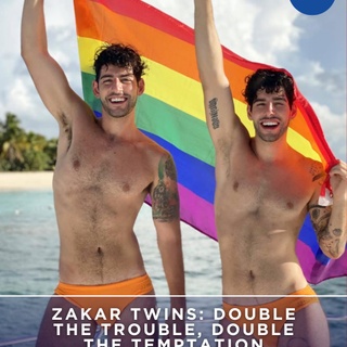 ?? Zach and Michael Zakar aren't just brothers; they're the dynamic duo turning up the heat. ⁠
⁠
These Middle Eastern-American heartthrobs are on a mission to empower queer youth, and they're doing it in the most tantalizing way possible. ⁠
⁠
Their latest venture? The Habibi line of bikini briefs, where one twin rocks a backless jock while the other opts for full coverage. ⁠
⁠
The result? ⁠
⁠
A steamy, suggestive campaign that's as provocative as it is empowering. ⁠
⁠
Ready to double your pleasure? @zakartwins are here to make your fantasies a reality. ??⁠
⁠
?️ Save and share this post.⁠
? Tap our link in bio to read more⁠
? @EDGEmedianetwork⁠
?: @zakartwins
